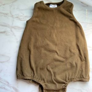 Dark Green Bubble Onesie by Mebie Baby
